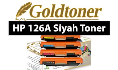 Gold Toner HP CE310, CF350, CRG 729, CRG 730, 130A,126A Siyah Toner Fiyat