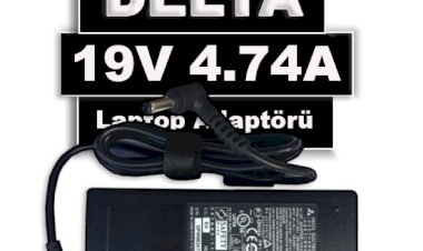 Delta 19V 4.74A 90W Standart Uçlu ORJINAL Laptop Adaptörü & Şarj Cihazı