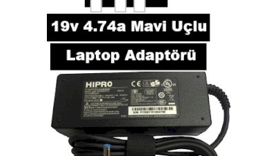 HP 19v 4.74a Mavi Uç Orjinal Laptop Adaptörü & Şarj Aleti